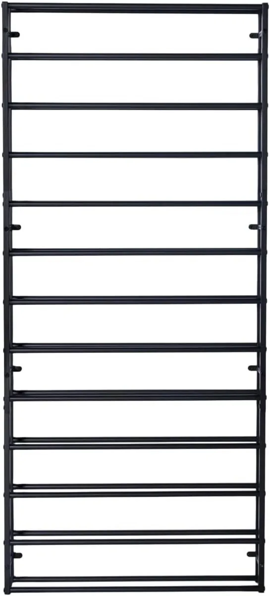 Wall wine rack - 24 bottles Industrial 39x10x164 - Image 4