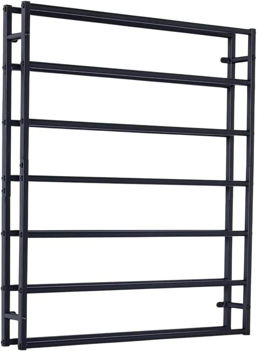 Wall wine rack - 12 bottles Industrial 73x10x84cm - Image 3