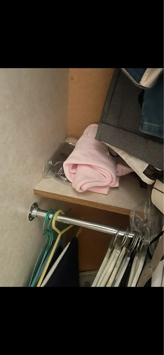 Pair of solid wardrobes for sale - Image 3