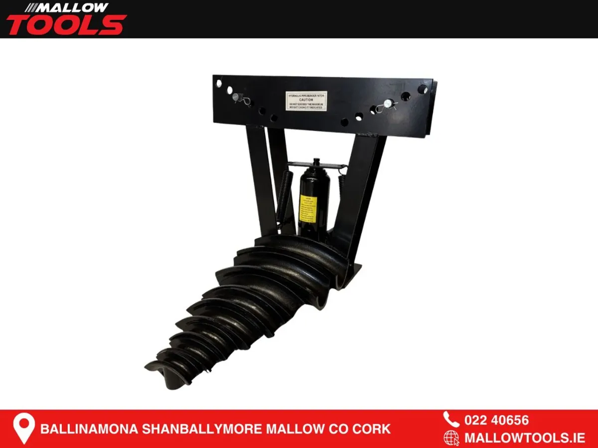 16 Ton Heavy Duty Hydraulic Pipe Bender (1/2'' - 3