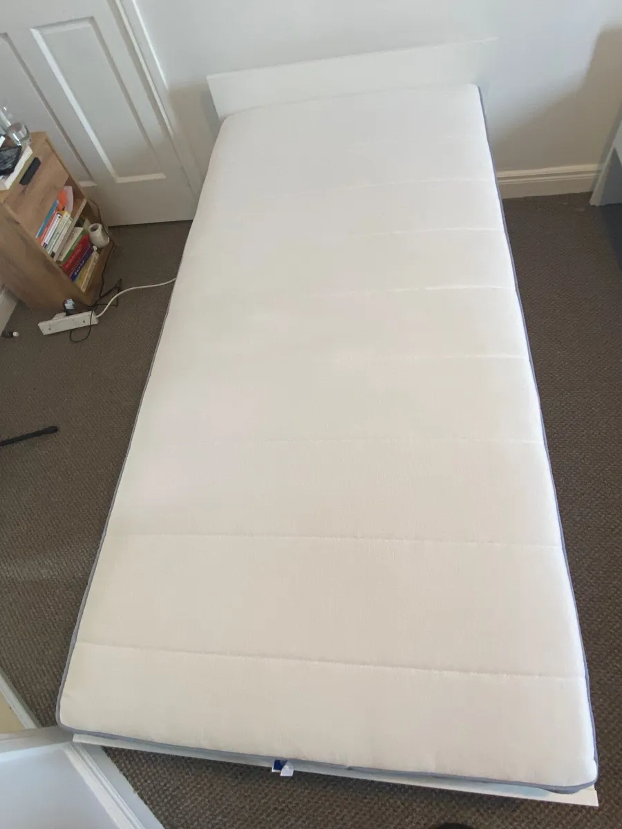 Ikea Pocket sprung, firm/light blue Mattress - Image 4