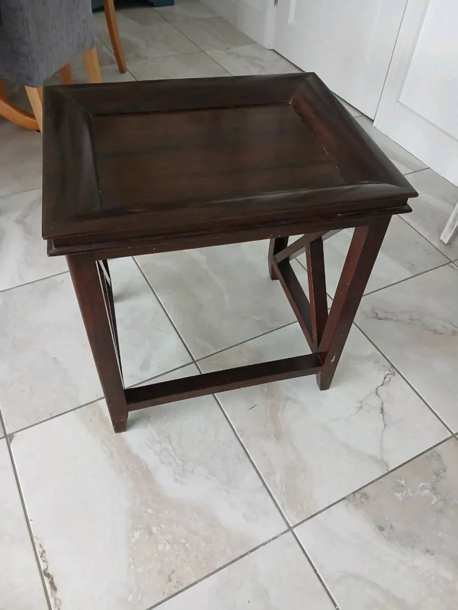 Small Mahogany Table - Image 3
