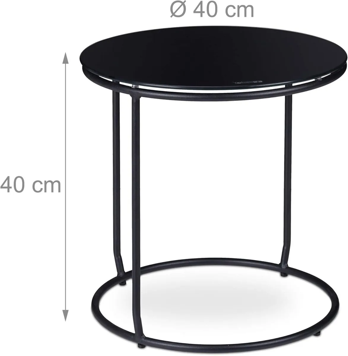 Side Table with Stool Round Coffee Counter - Image 3