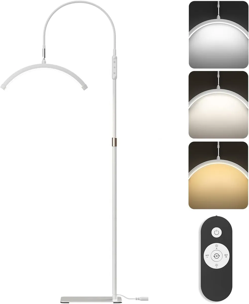 Half Moon Light Beauty Lamp Floor Standing Lash - Image 1