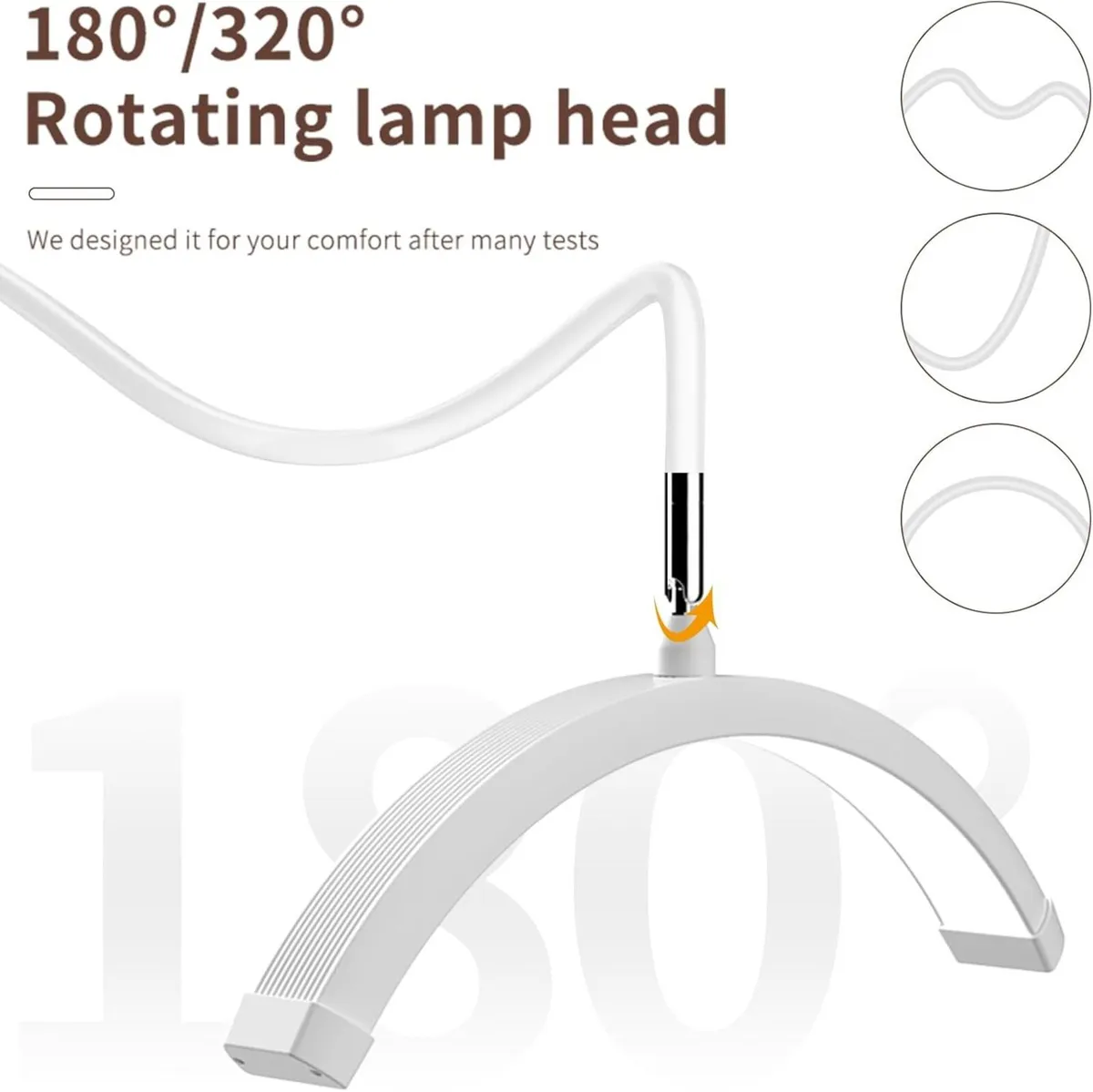 Half Moon Light Beauty Lamp Floor Standing Lash - Image 4