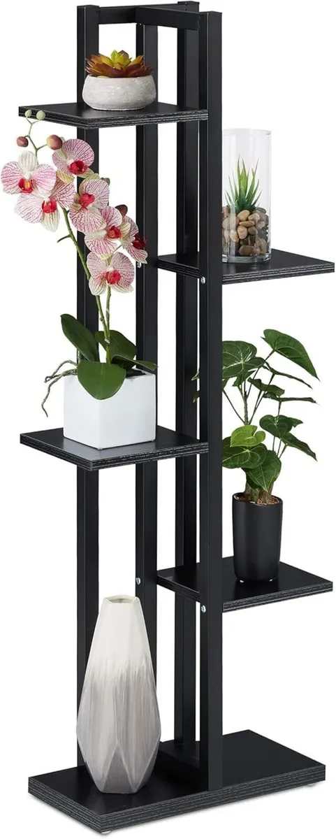 Metal Flower Stand 5-Tier Indoor Pot Shelf Ladder - Image 1