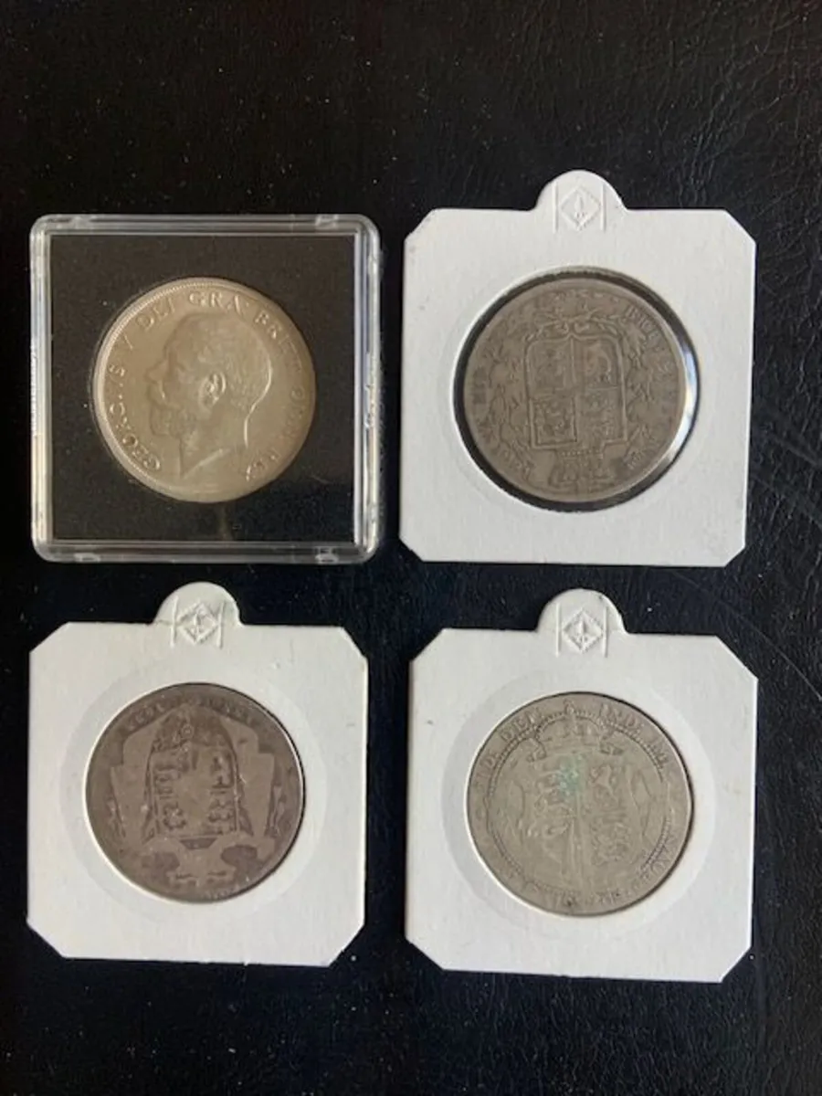 GB Half Crowns - Various Prices - Image 3