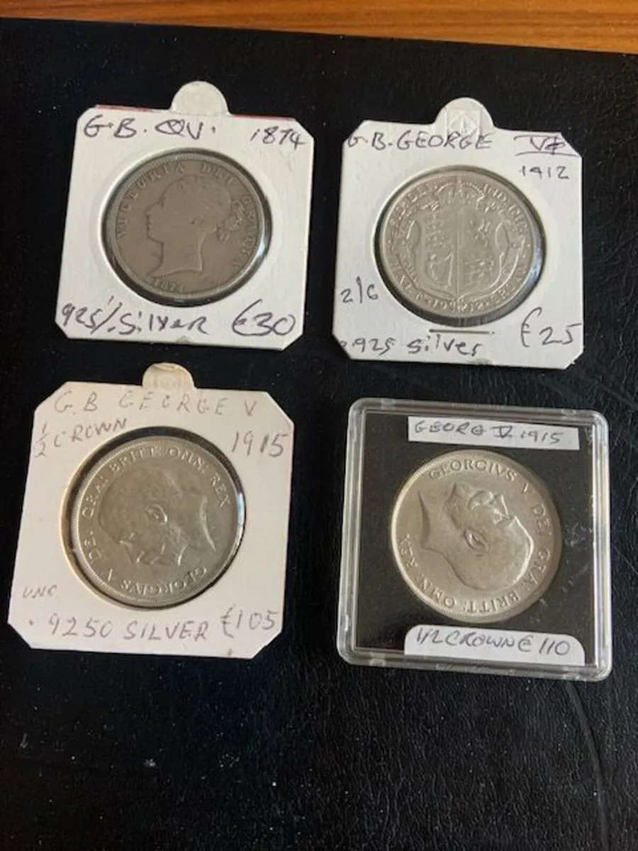 GB Half Crowns - Various Prices - Image 4