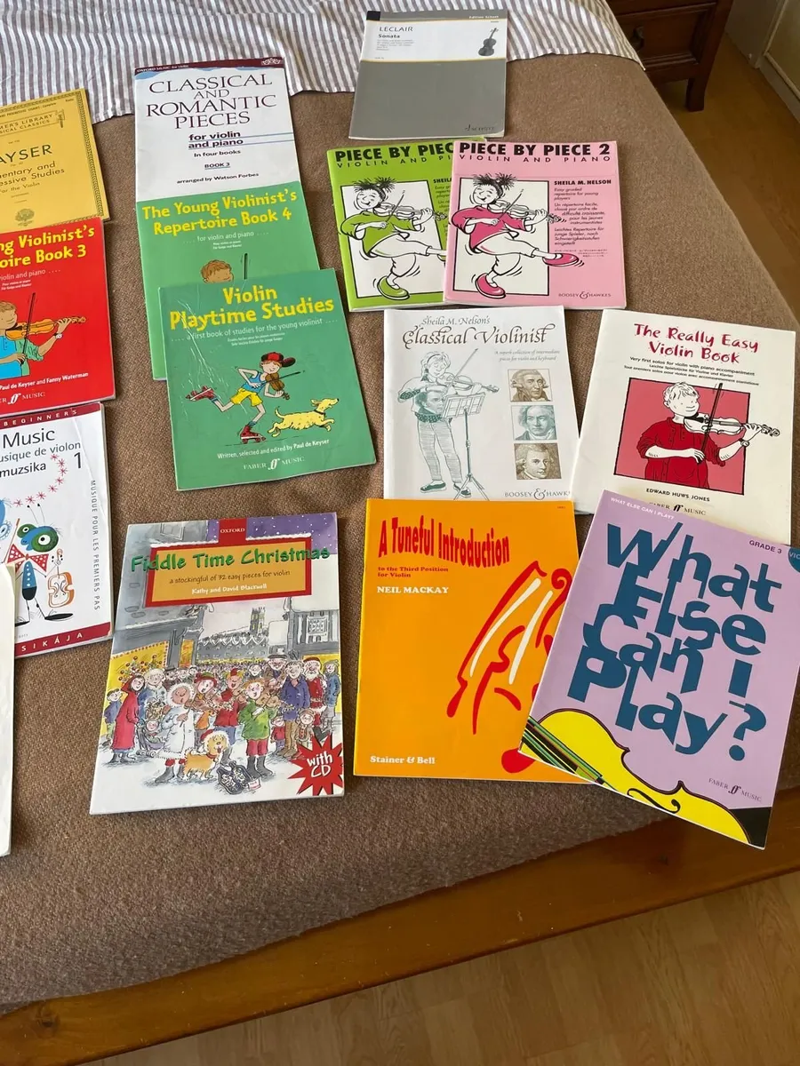 Violin & Piano Books - Image 1