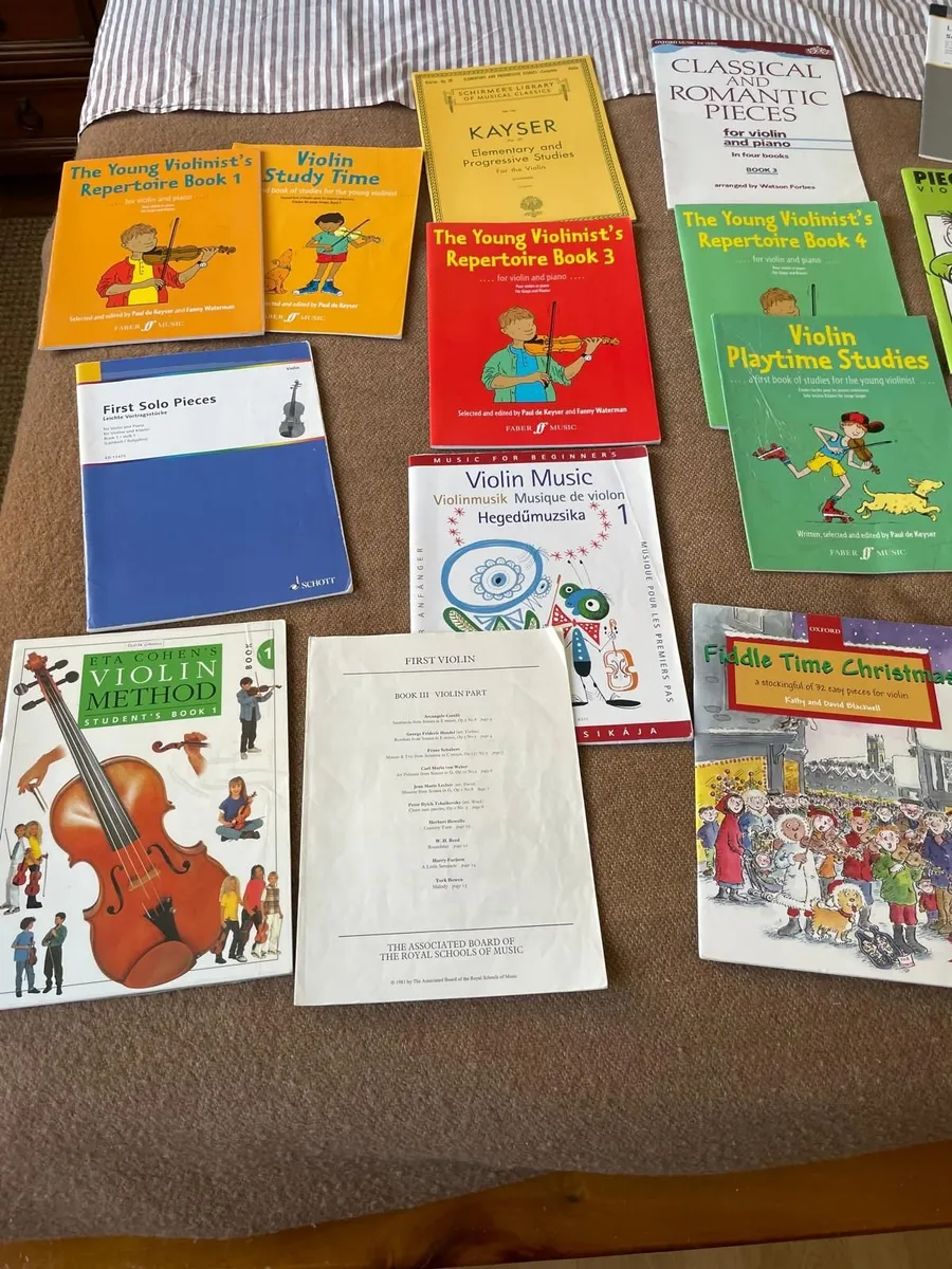 Violin & Piano Books - Image 1