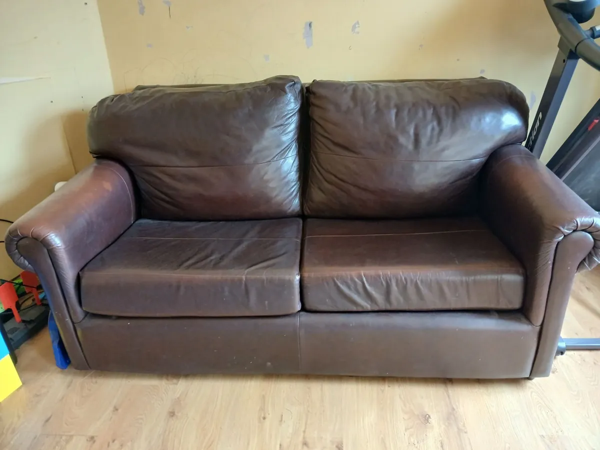 Two seater sofa bed - Image 1