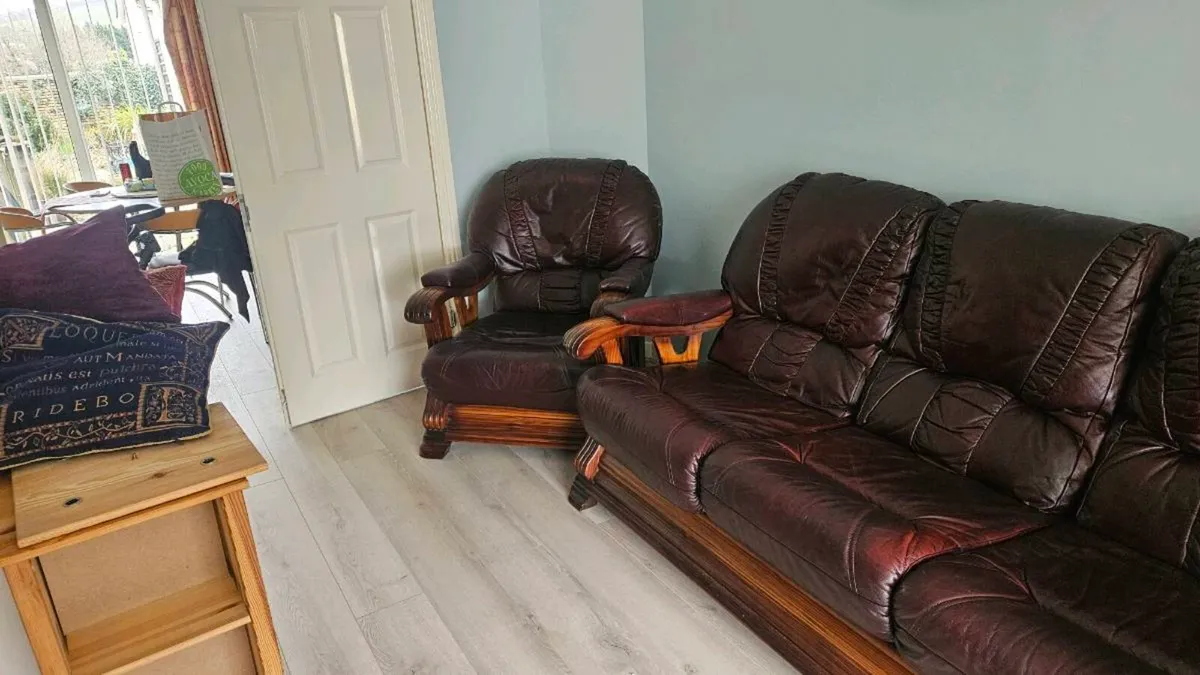 Free to take away 3 seater Couch plus 2 arm chairs - Image 1
