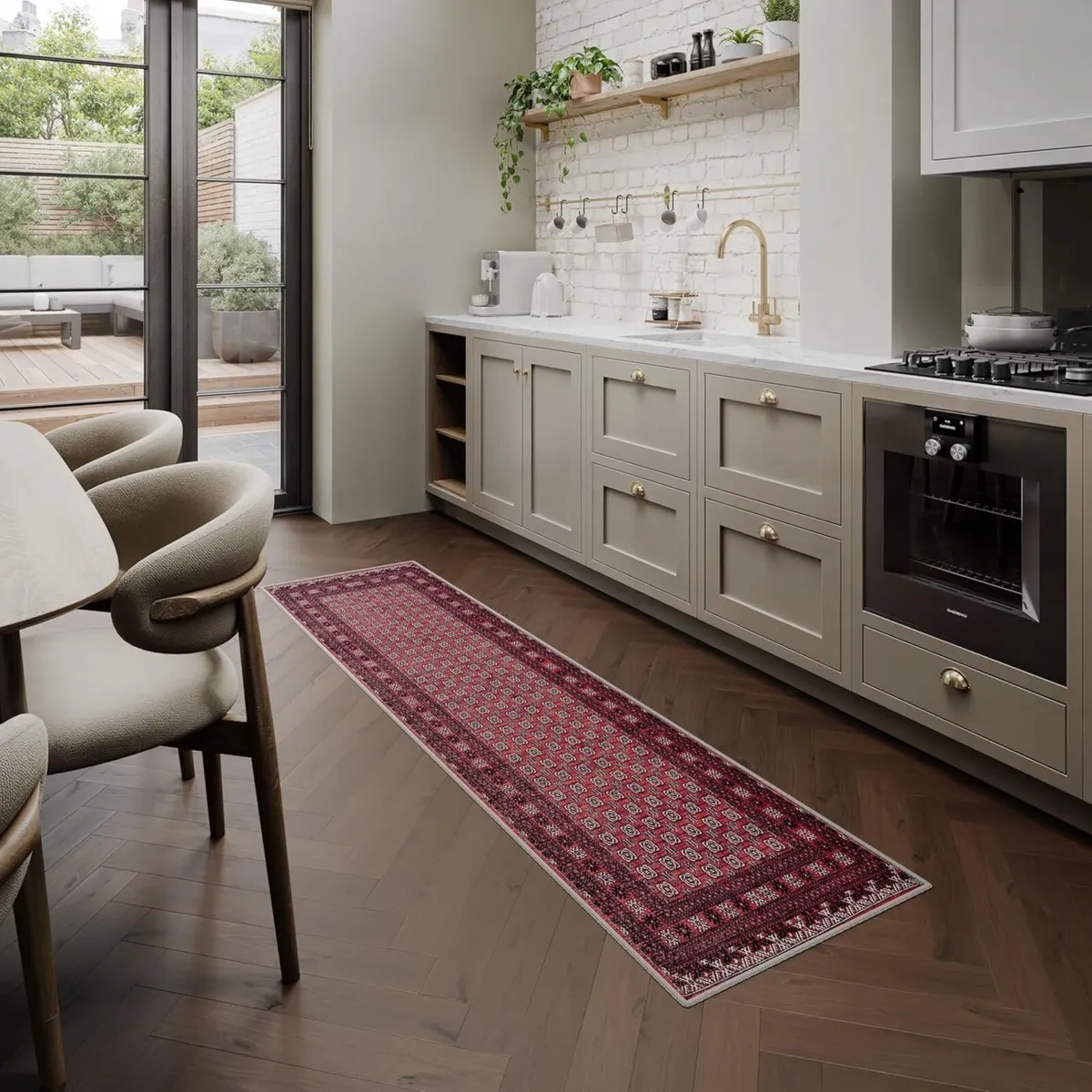 Machine Washable Rug 60x240cm 75% Recycled Cotton - Image 2