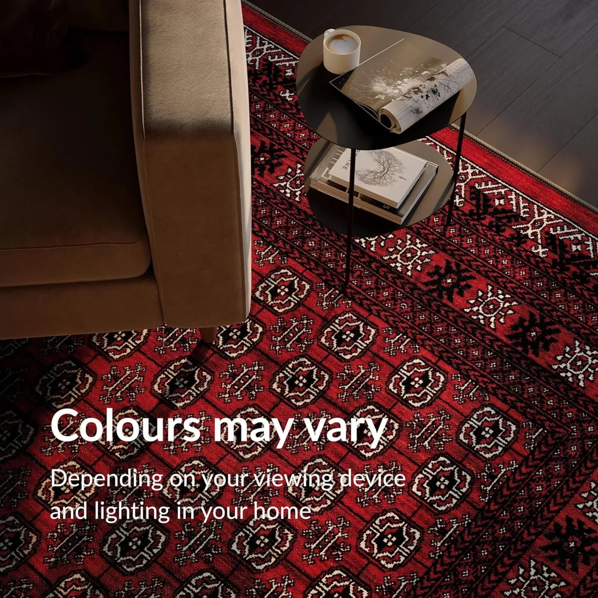 Machine Washable Rug 60x240cm 75% Recycled Cotton - Image 4