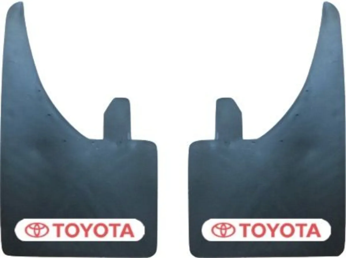 Toyota Flat Rubber Mudflaps – x 4 - Image 1