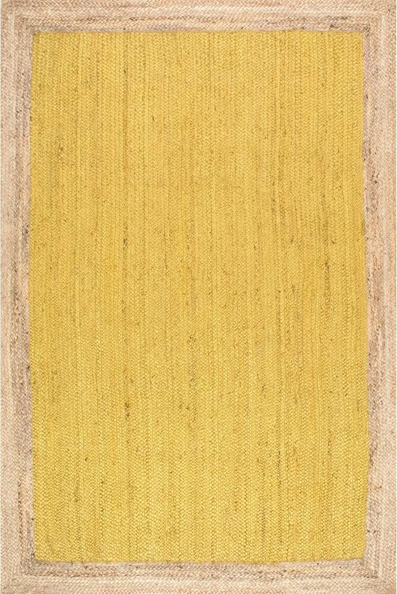 Eleonora Casual Jute Area Rug 4x6 Yellow - Image 3