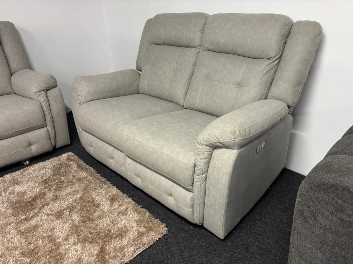 Mayfair 3+2 Seater Fabric Recliner Sofa Set - Image 3
