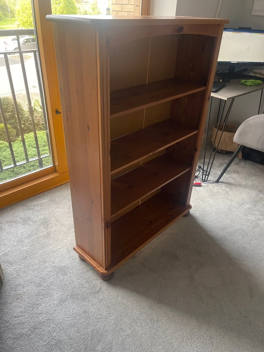 Pine bookcase - Image 1