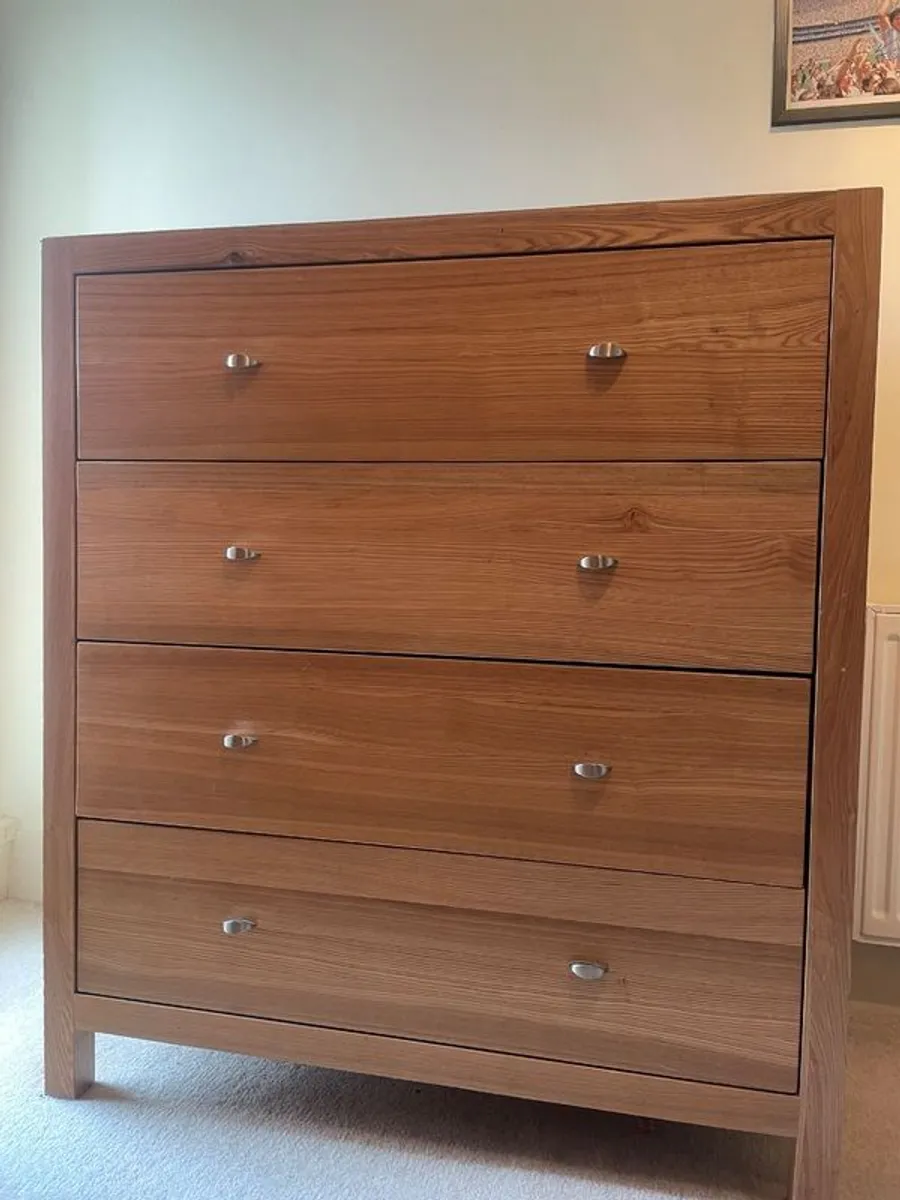 Solid Oak Chest Of Drawers - Image 3
