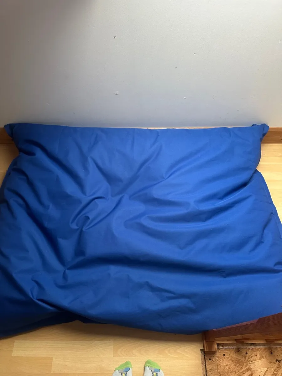 Large Blue Bean Bag Chair for Sale 💙 - Image 3