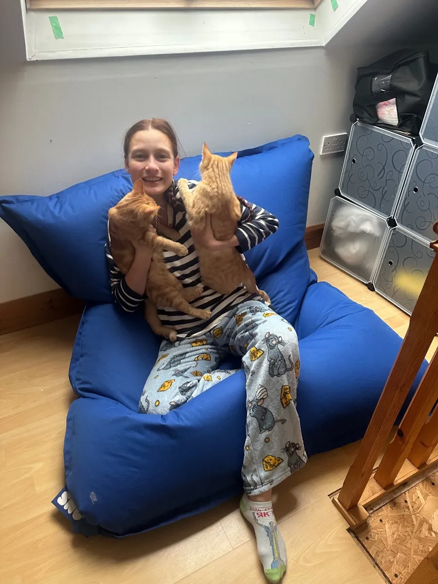 Large Blue Bean Bag Chair for Sale 💙 - Image 4