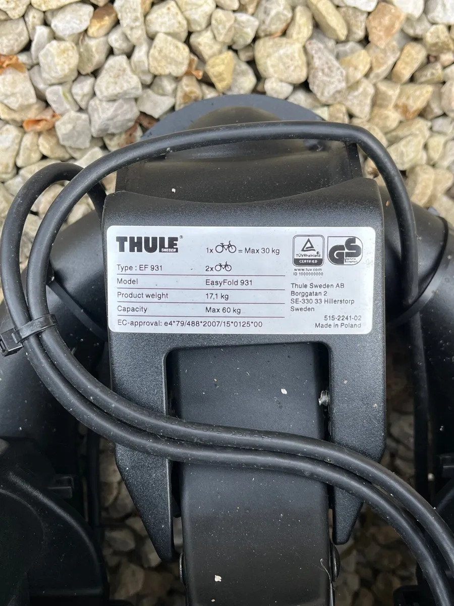 Thule EasyFold 931 - 2 Cycle Carrier - Image 2