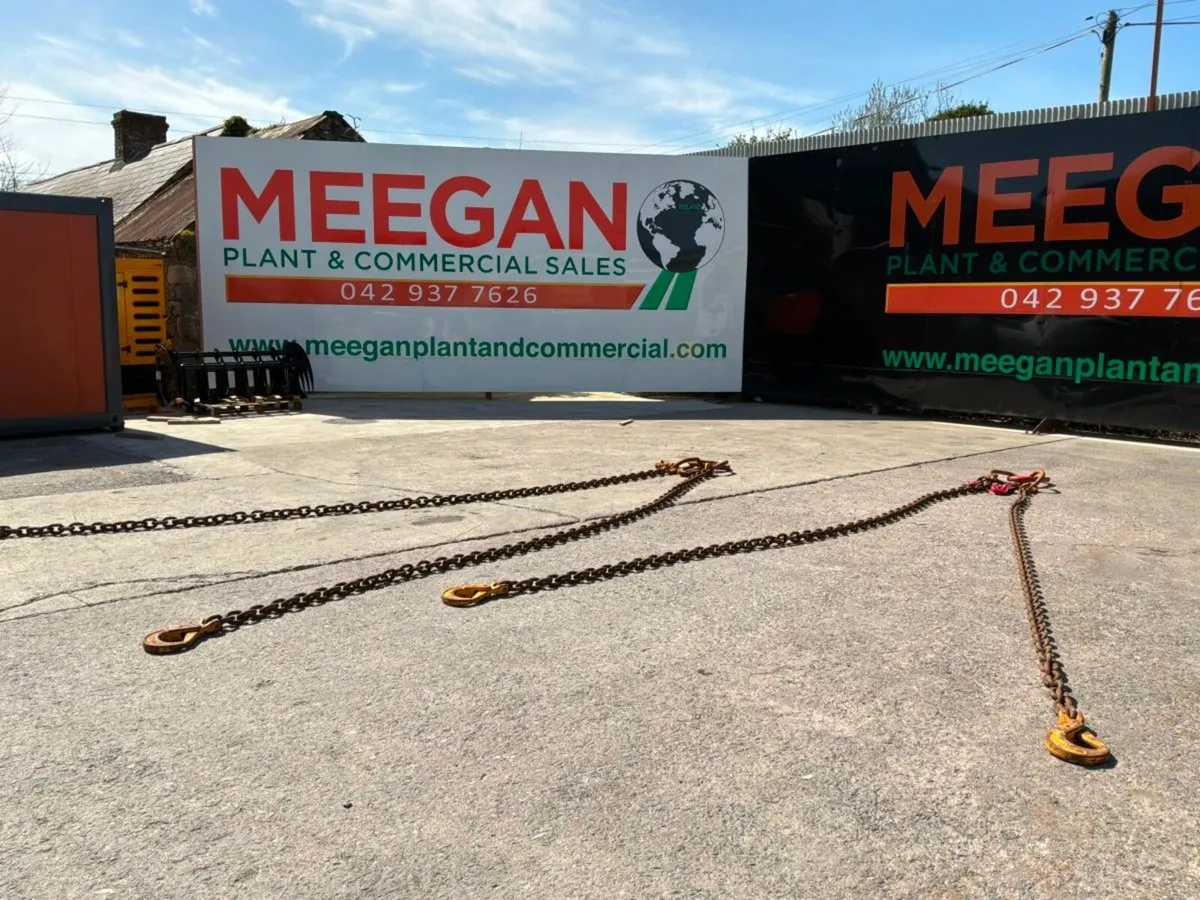 6.0mts x 20mm LIFTING CHAINS..2 GANG..1499. - Image 1