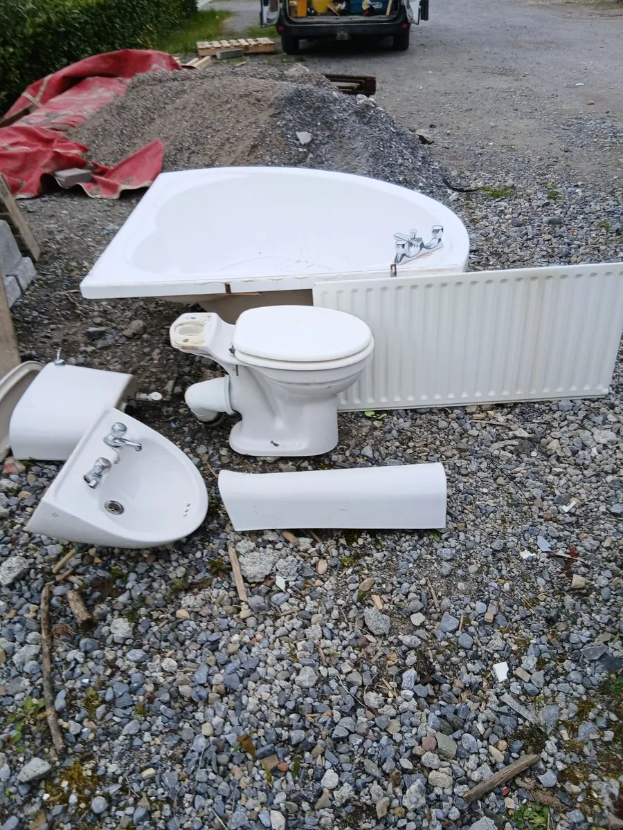 Toilet .bath .wash hand basin