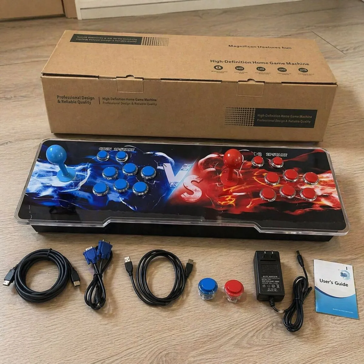 2-4P Home Arcade Console Plug & Play 8000 Games - Image 2