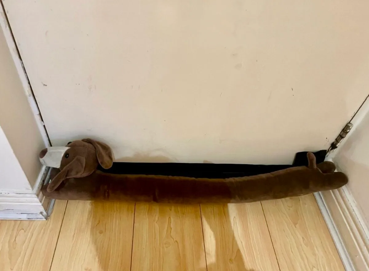 sausage dog draught excluder. - Image 1