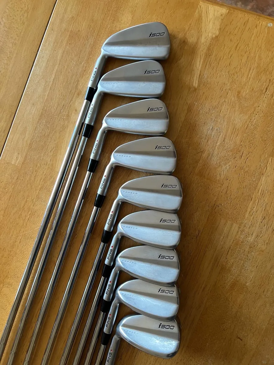 Ping i500 Left Handed Irons - 9 irons (3-PW + UW) - Image 1