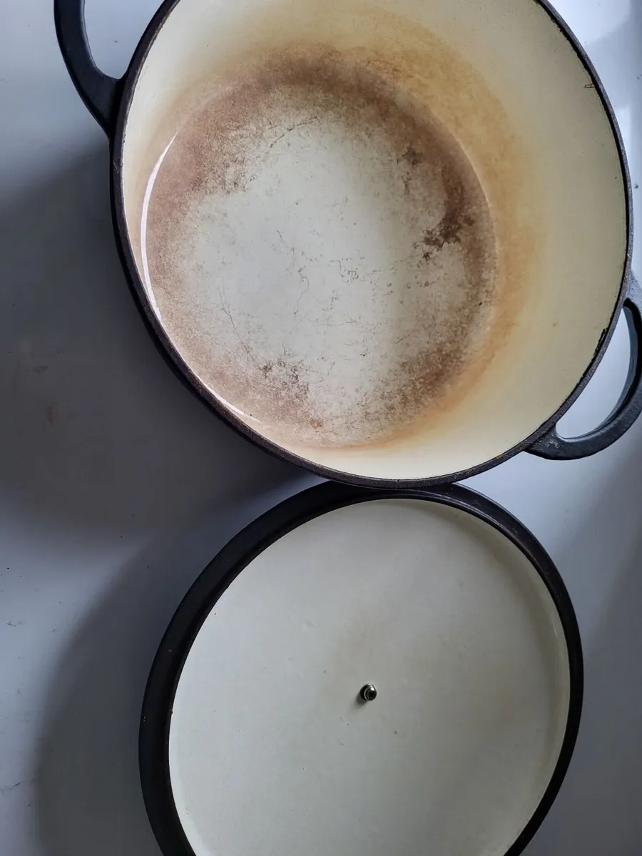 Black cast iron pot - Image 2