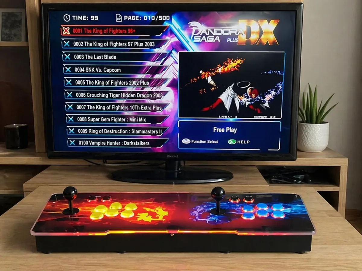 2-4P Home Arcade Console Plug & Play 8000 Games - Image 1