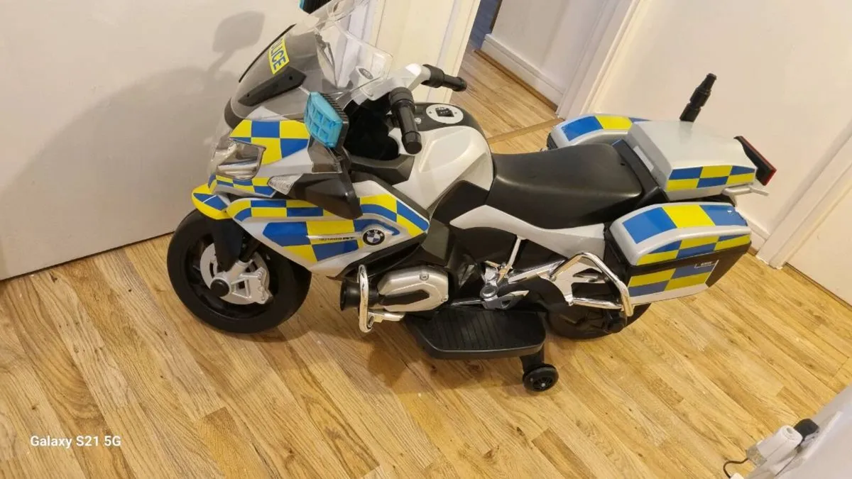 Kids police motorcycle - Image 1