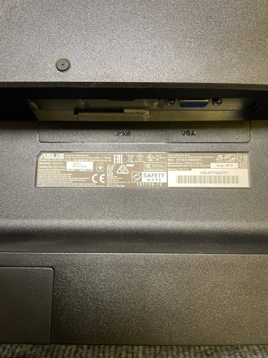 Asus 24” lcd monitor - Image 3