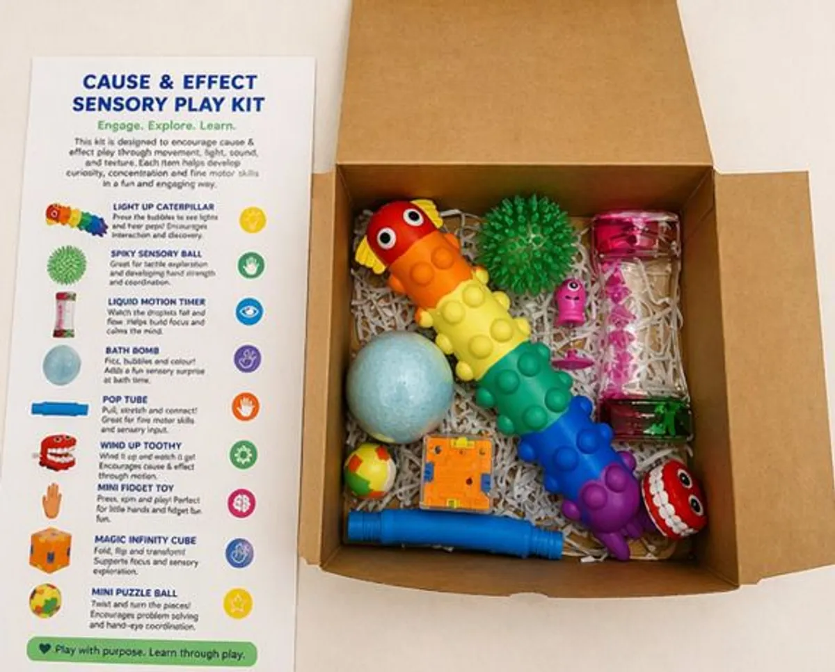 Cause & Effect Sensory Play Kit (Ages 4 to 7)