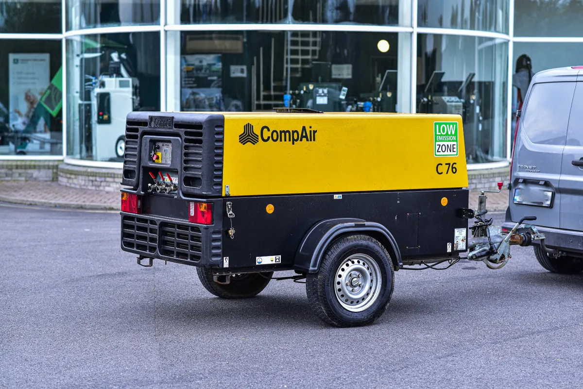 Portable Road Diesel Air Compressor - CompAir C76 - Image 1