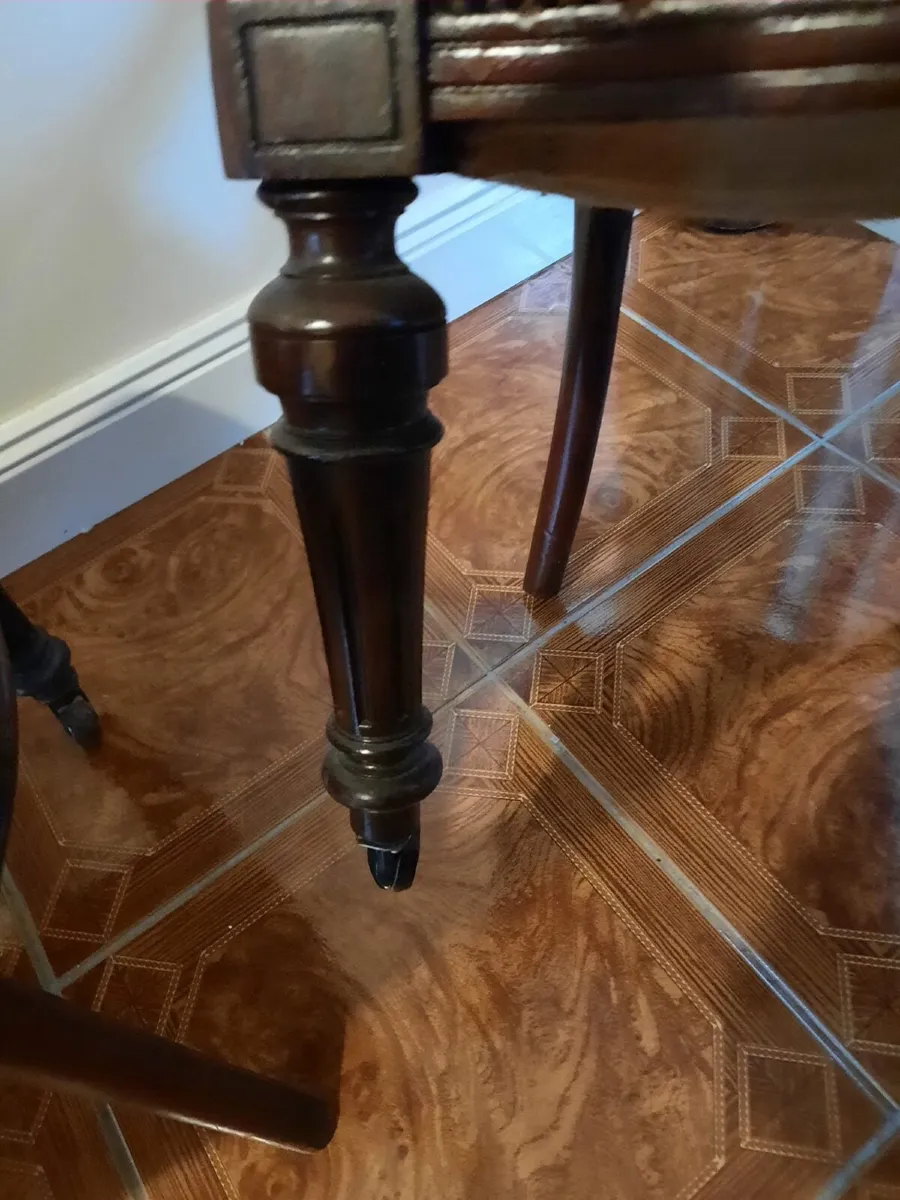 Pair of antique parlour chairs - Image 4