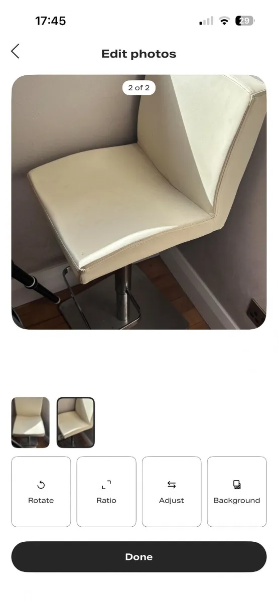 Bar chair/ makeup chair - Image 2