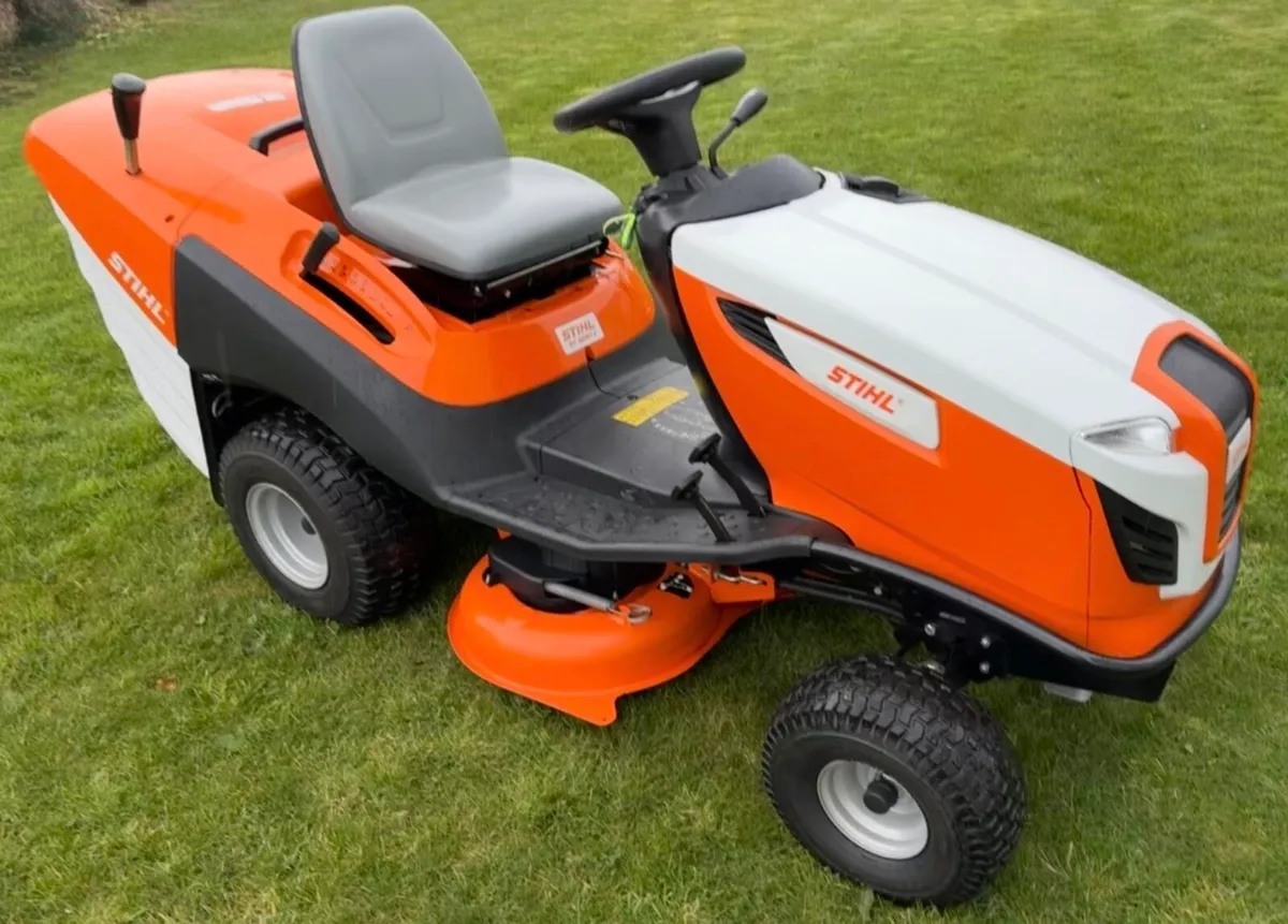 STIHL RIDE ON MOWER (As New ) - Image 1