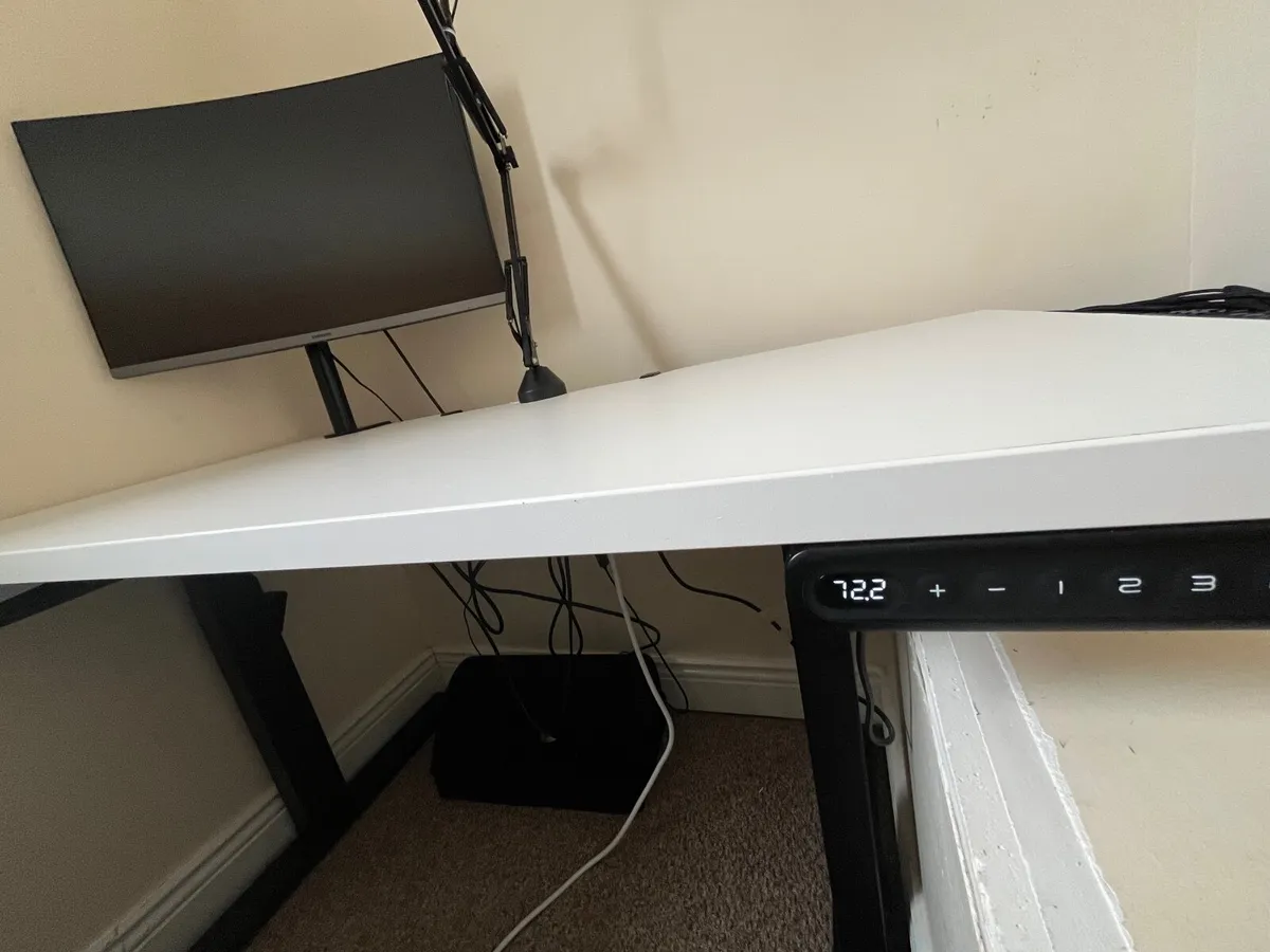 Premium Sit-stand home office desk 1000x800mm - Image 3