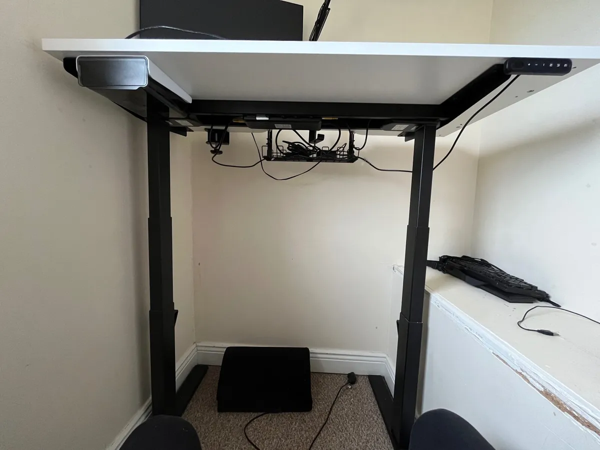 Premium Sit-stand home office desk 1000x800mm - Image 4