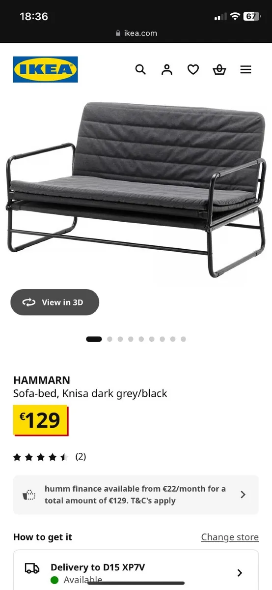 Sofa bed - Image 2