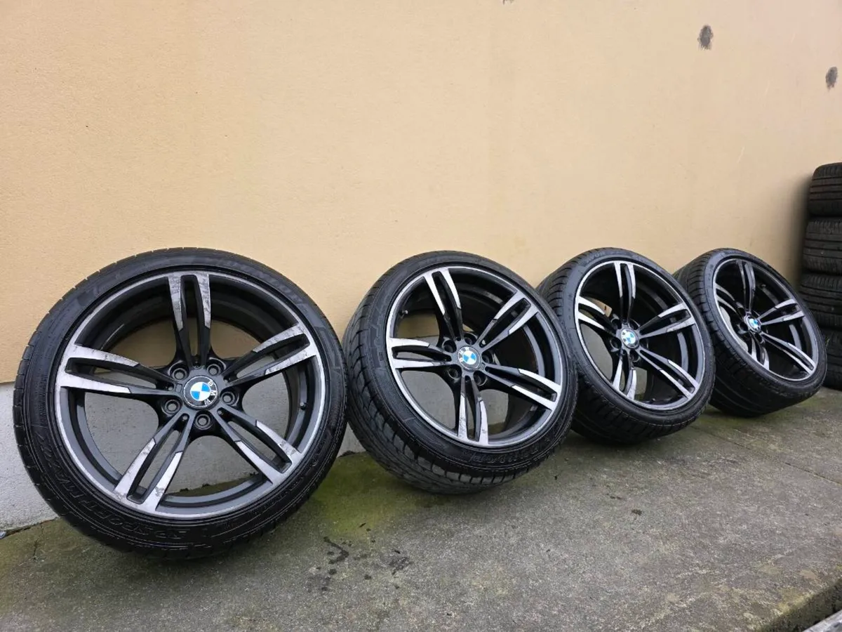 19" Genuine BMW 437m alloys - Image 2