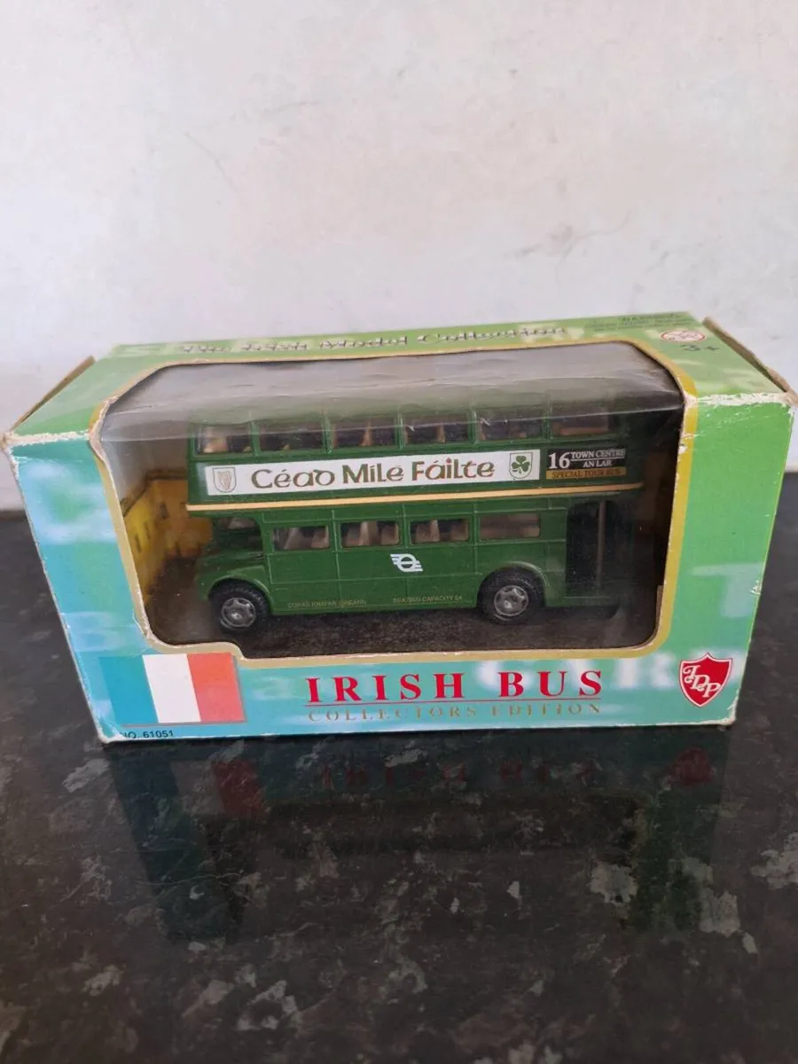 Vintage diecast Irish Model Collection bus - Image 1