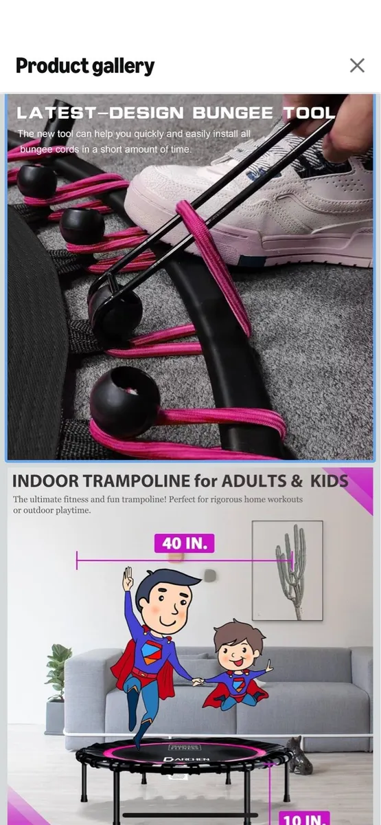 Brand New Darchen Fitness Rebounder - Never Used - Image 2