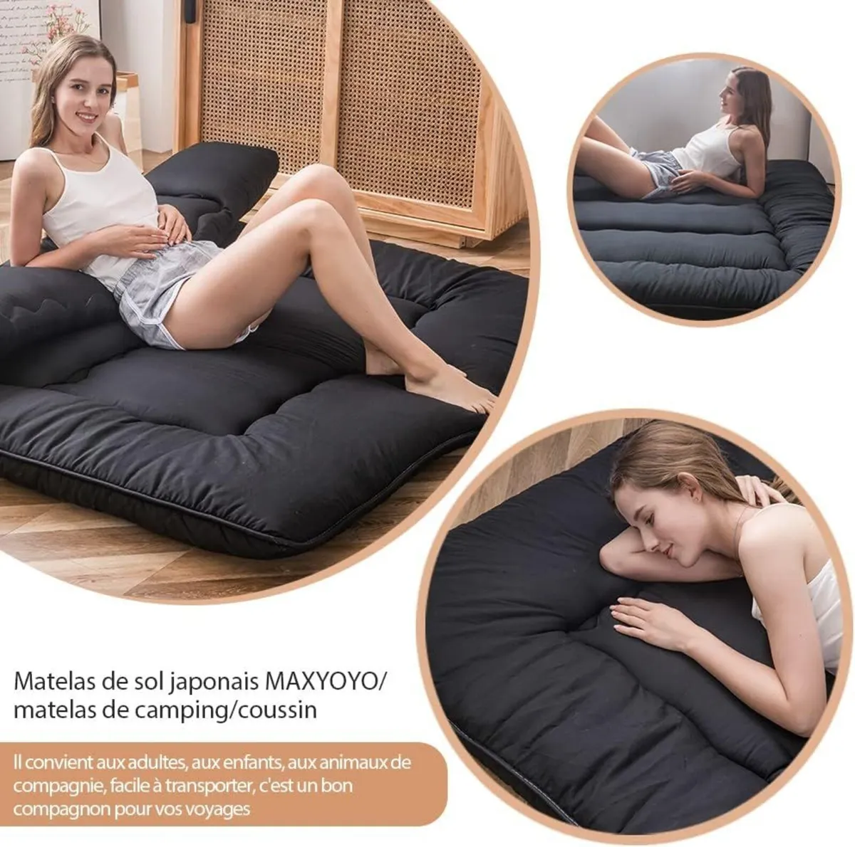 Japanese Floor Mattress Futon Thicken Tatami Mat - Image 4
