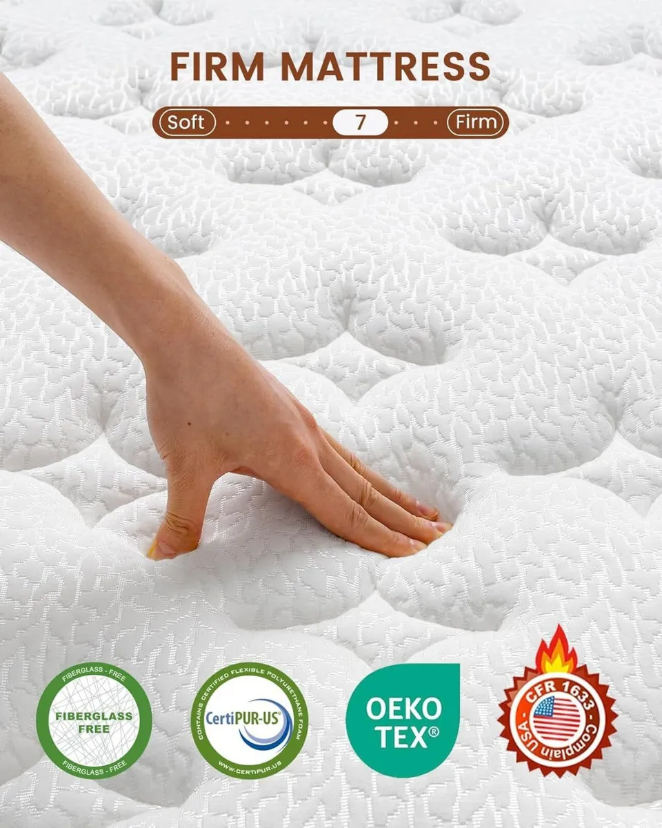 Double Mattress 135x190x28 cm 11 Inch Innerspring - Image 4