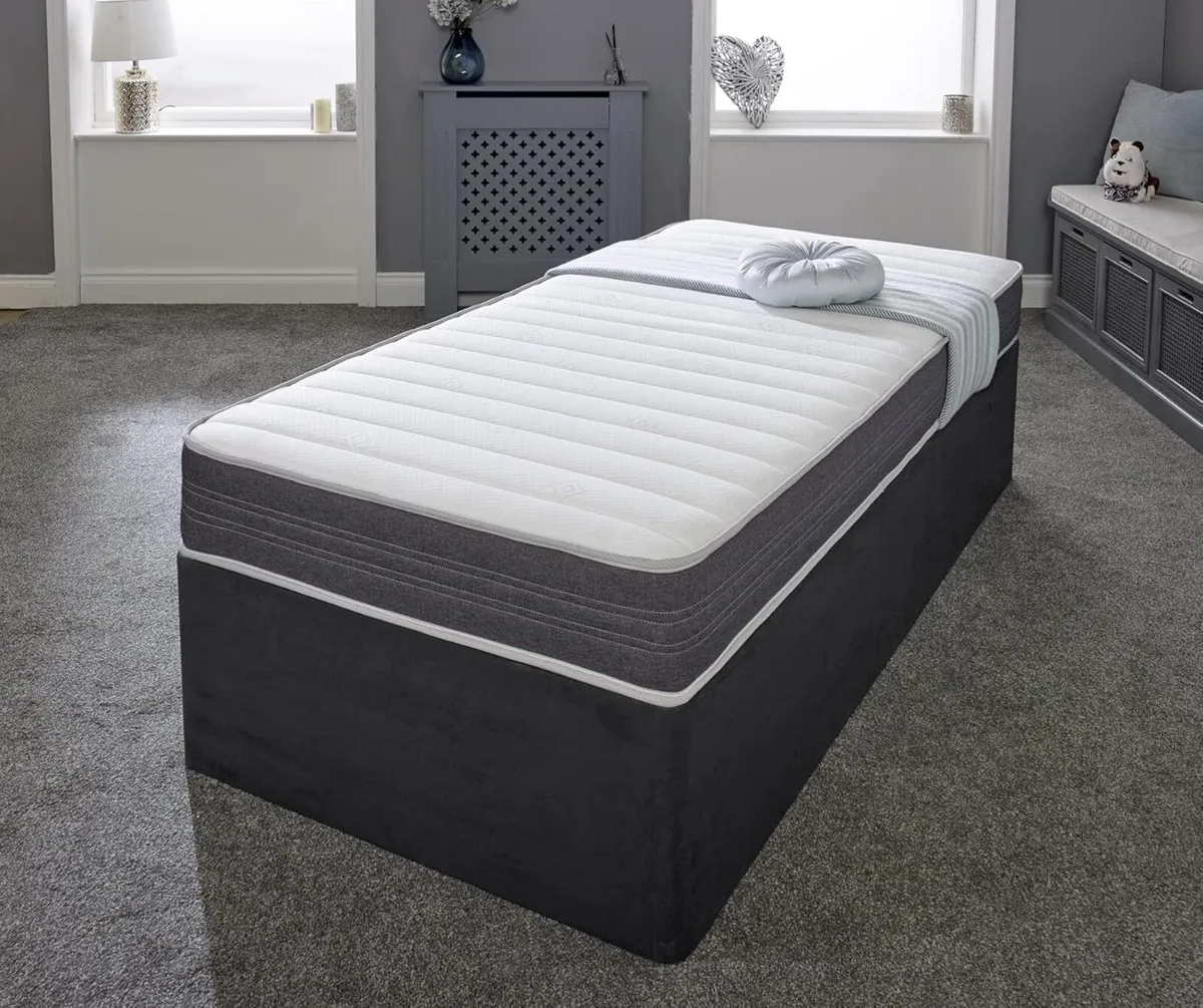 Grey Sirocco Hybrid Small Single Mattress (75 x - Image 4