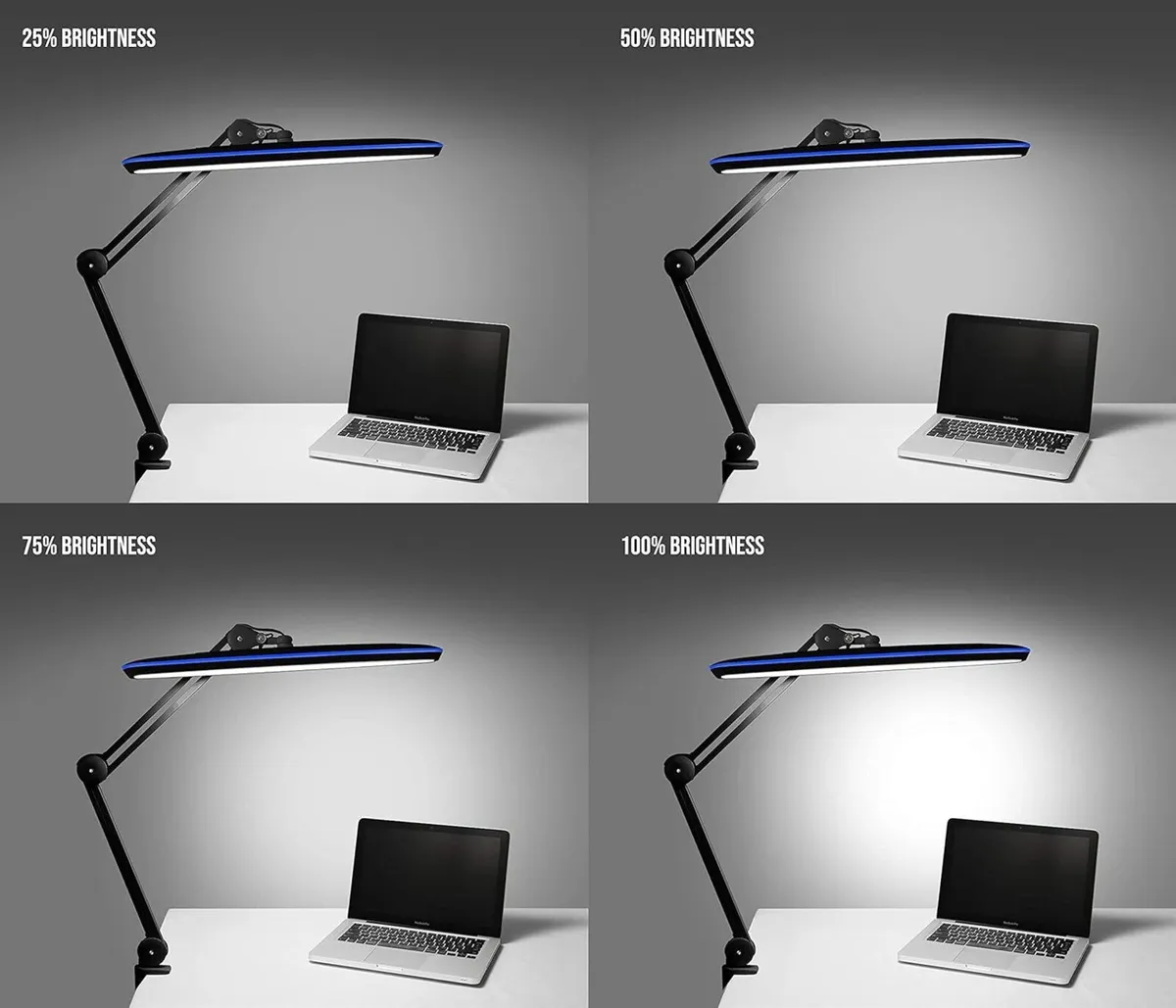 XL 2 200 Lumens 24W LED Desk Lamp – 58cm Wide - Image 4